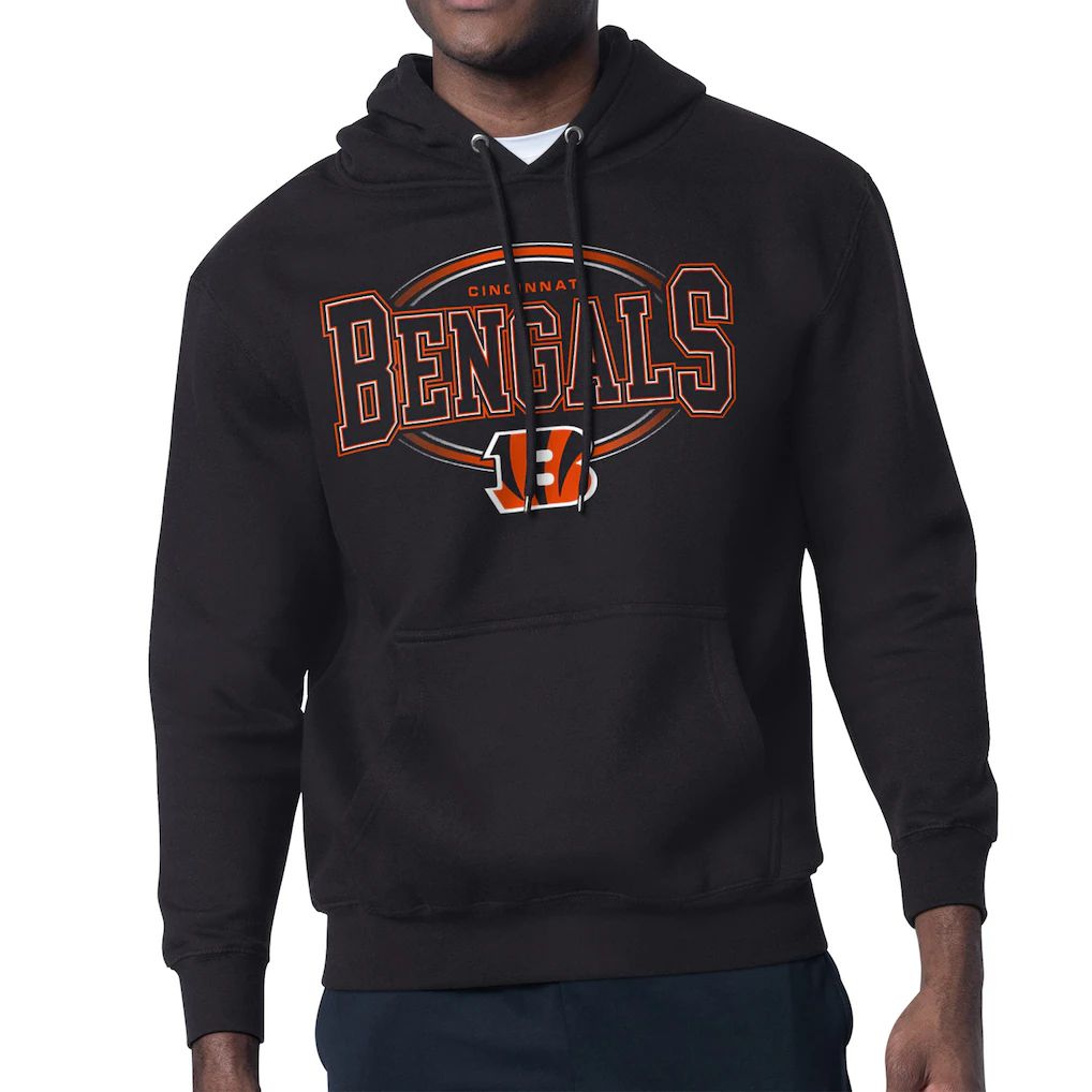 Men 2026 NFL Cincinnati Bengals hoodie Black 03